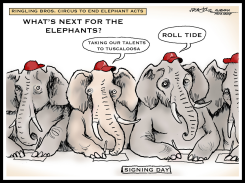 CIRCUS ELEPHANTS by J.D. Crowe