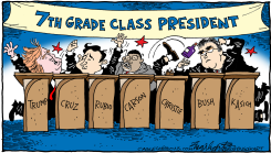 GOP DEBATE  by Bob Englehart