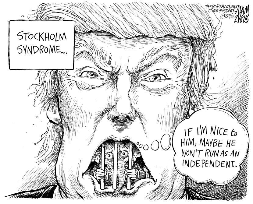 Trump's hostage
