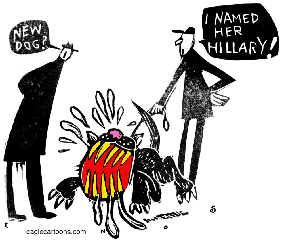  ATTACK DOG HILLARY by Randall Enos