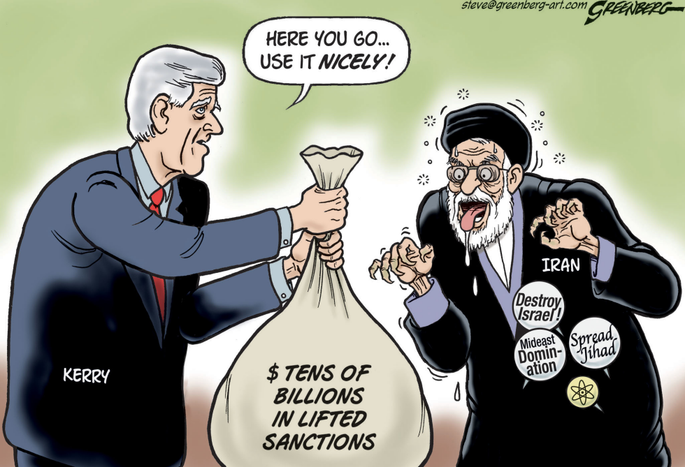 Iran salivates