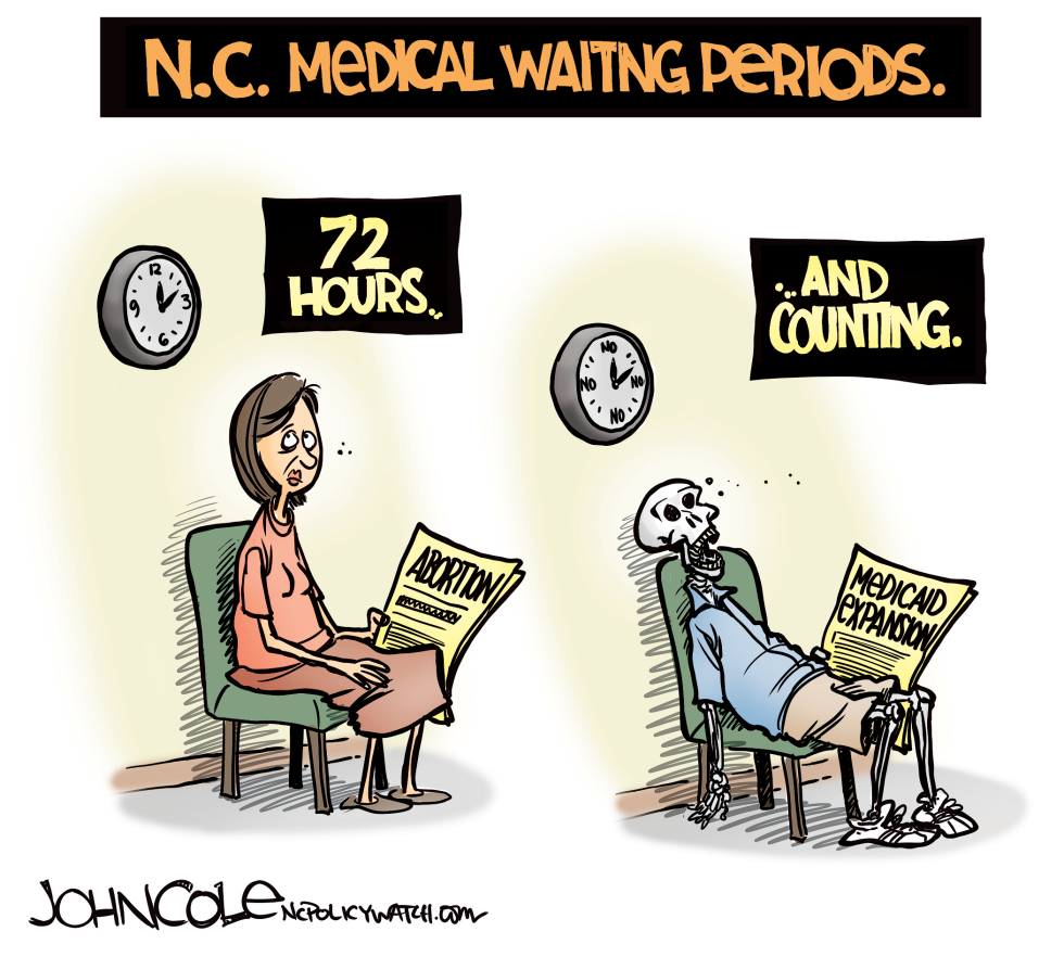 LOCAL NC -- Medical waiting periods COLOR
