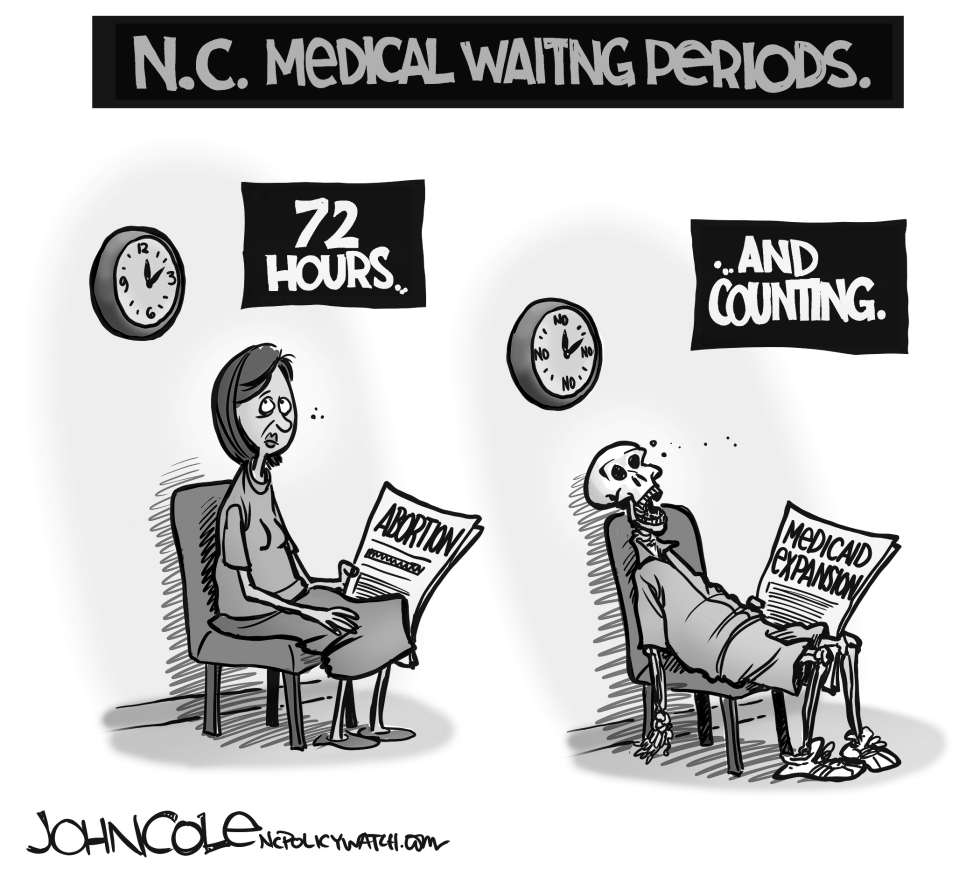 LOCAL NC -- Medical waiting periods BW