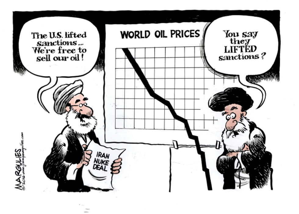 Iran sanctions lifted color