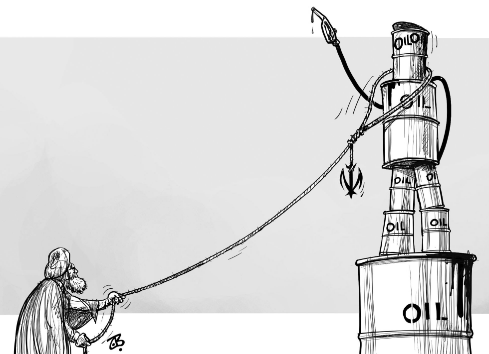 Iran  Oil BW