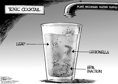 TOXIC WATER by Nate Beeler