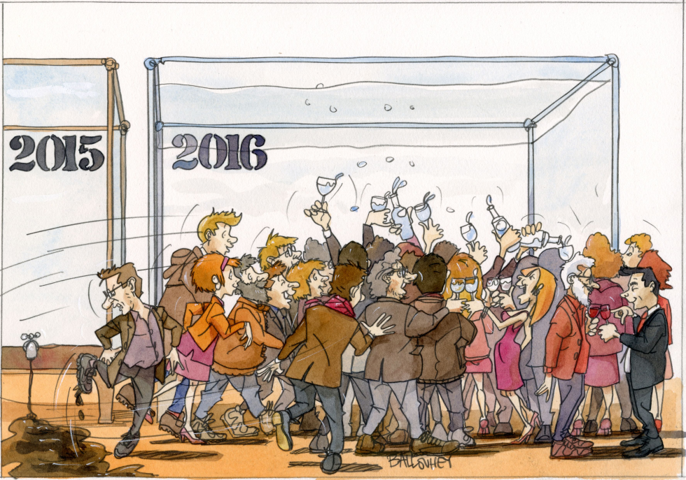  NEW YEAR by Pierre Ballouhey
