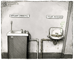 FLINT WATER CRISIS  by Adam Zyglis