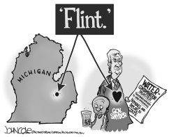 FLINT-HEARTED RESPONSE BW by John Cole