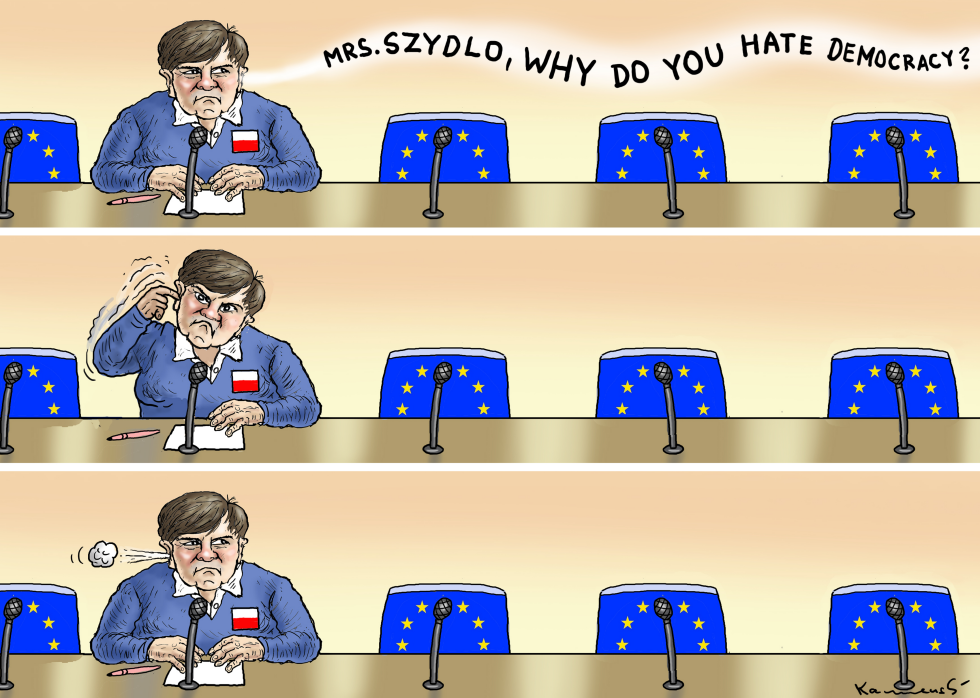 Szydlo in the EU Parliament