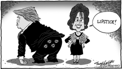 PALIN AND TRUMP by Bob Englehart