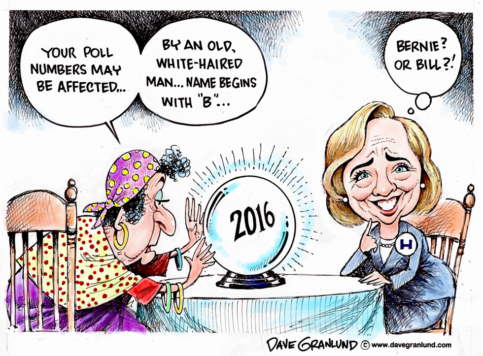 Hillary poll numbers slip