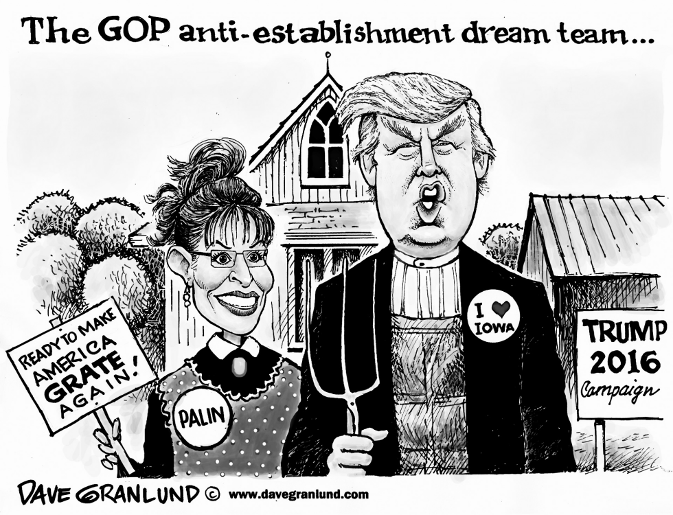 Trump with Palin