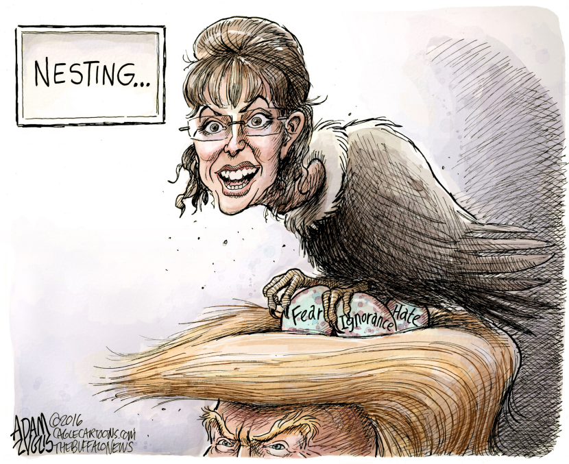 Palin endorses Trump COLOR