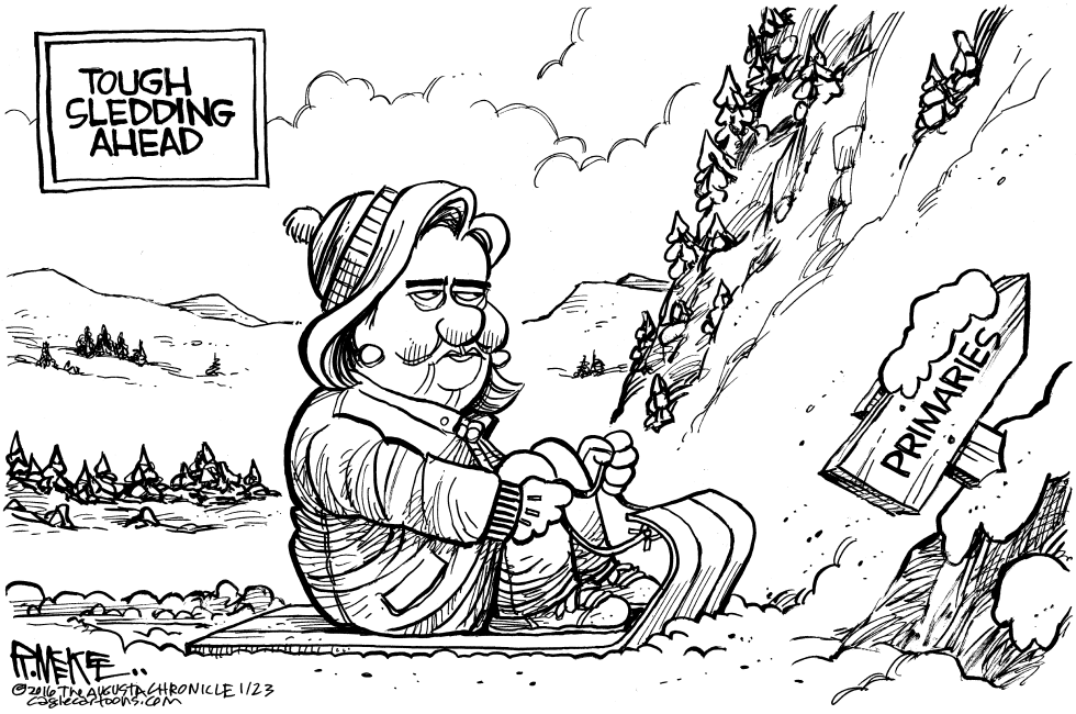 Hillary Tough Sledding