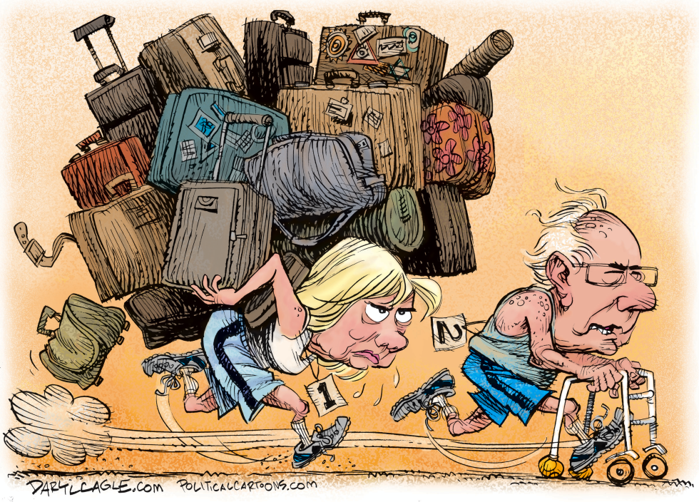 Bernie Sanders Pulls Ahead of Hillary COLOR