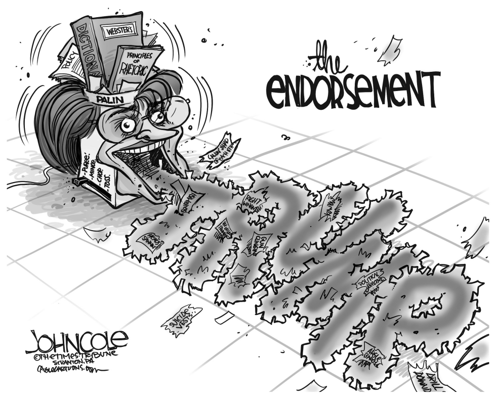 Palin endorsement BW