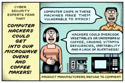 COMPUTER HACK APPLIANCES HORIZONTAL by Andy Singer