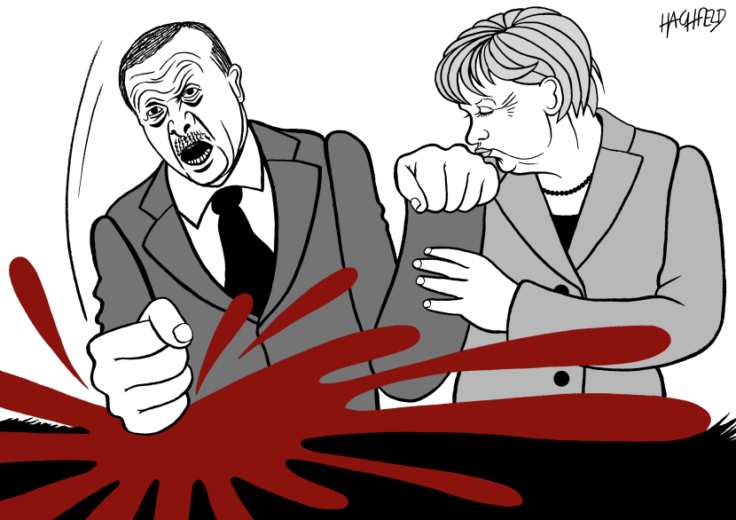 Erdogan, Merkel