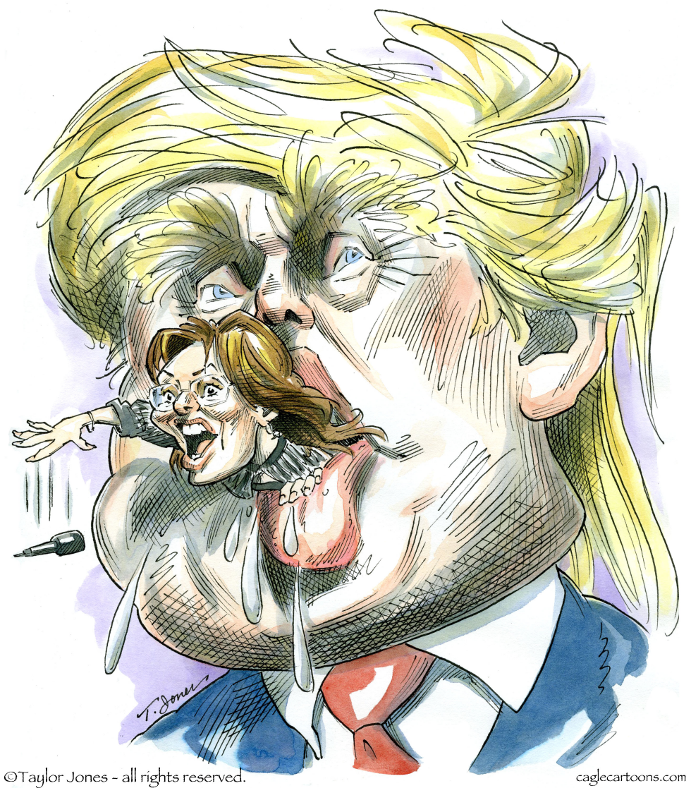  BAD CASE OF TRUMP MOUTH  by Taylor Jones