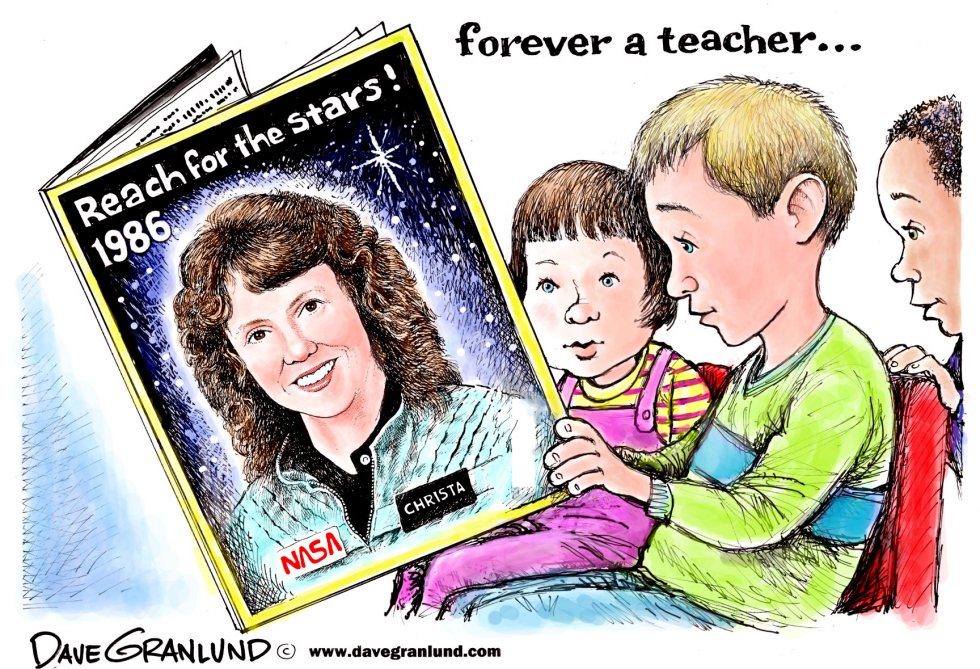 Christa McAuliffe tribute 30th