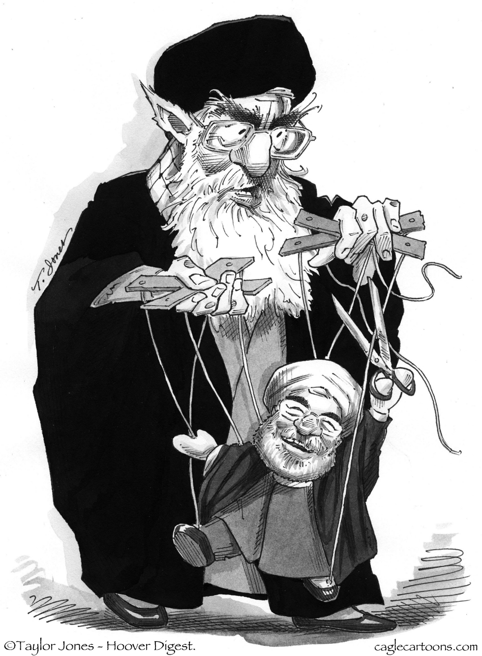 Khamenei and Rouhani