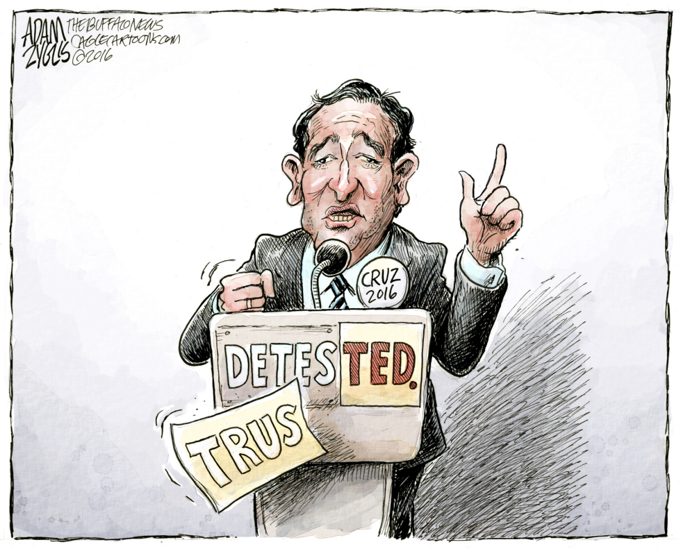  CRUZ LIKABILITY PROBLEM by Adam Zyglis