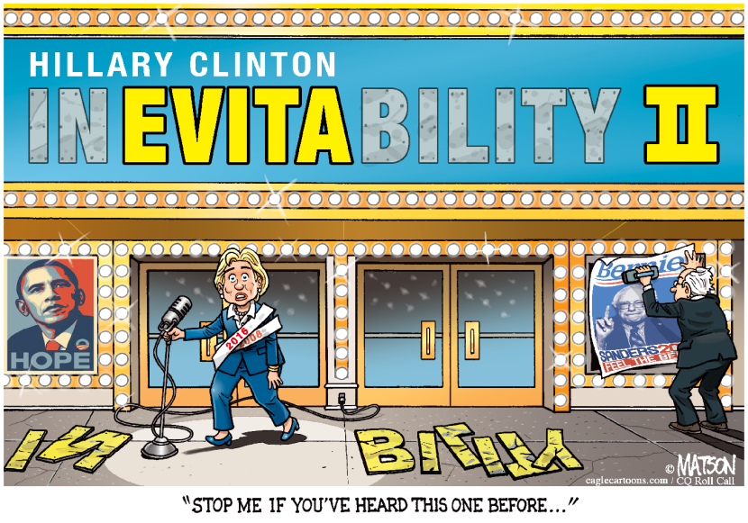 Hillary Clinton is Evita in Inevitability II-COLOR