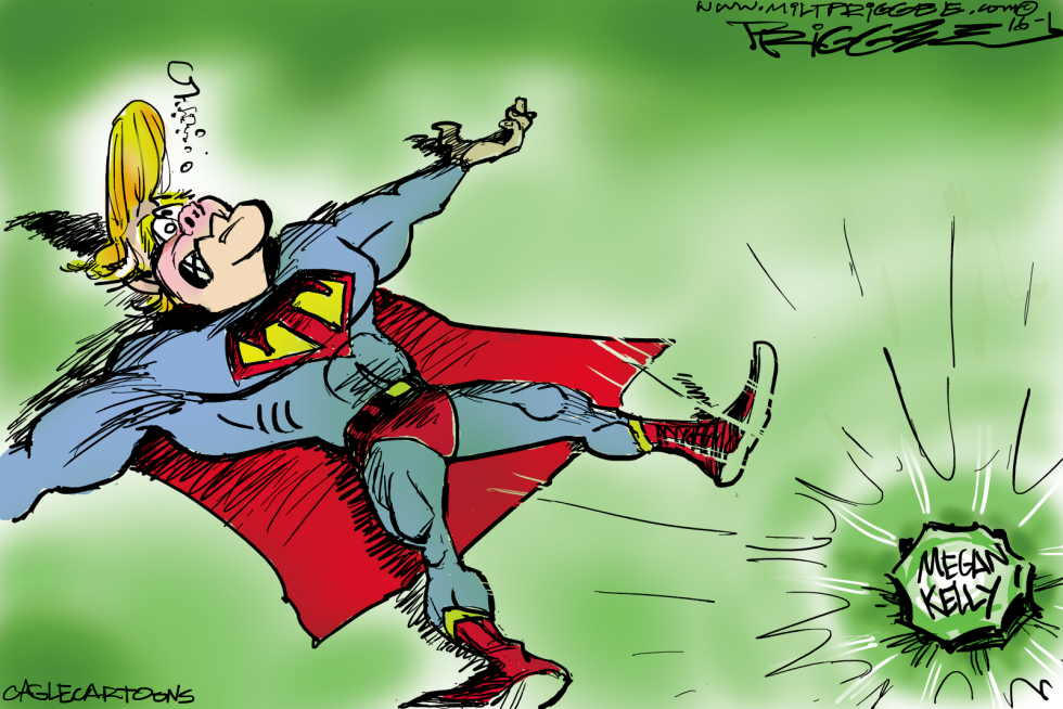  KRYPTONITE KELLY by Milt Priggee