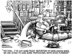 KARL ROVE FIXES WHITE HOUSE LEAKS by R.J. Matson