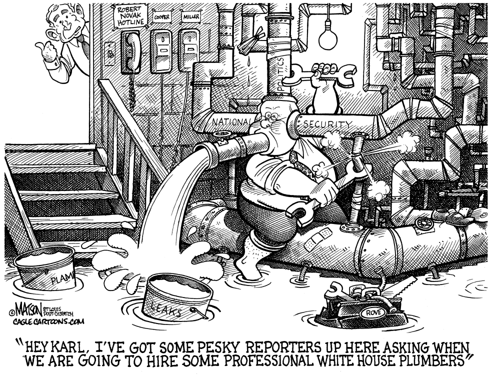  KARL ROVE FIXES WHITE HOUSE LEAKS by RJ Matson