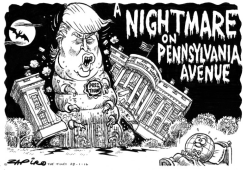 NIGHTMARE ON PENNSYLVANIA AVENUE by Zapiro