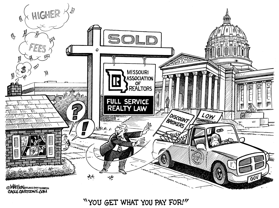  REALTORS LOBBY BUYS SPECIAL INTEREST LEGISLATION IN MISSOURI by RJ Matson