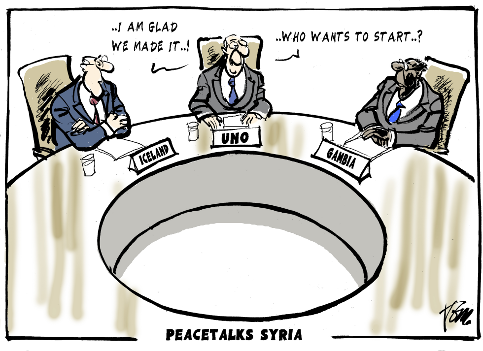  PEACETALKS SYRIA by Tom Janssen