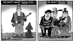 OREGON MILITIA by Bob Englehart