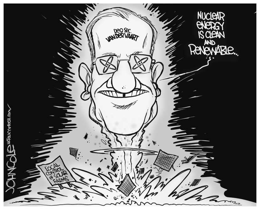 LOCAL NC -- Nuclear versus solar power BW