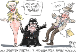 MURDOCH WEDS  by Pat Bagley