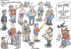 BUNDY AND BLM  by Pat Bagley
