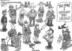 BUNDY AND BLM by Pat Bagley