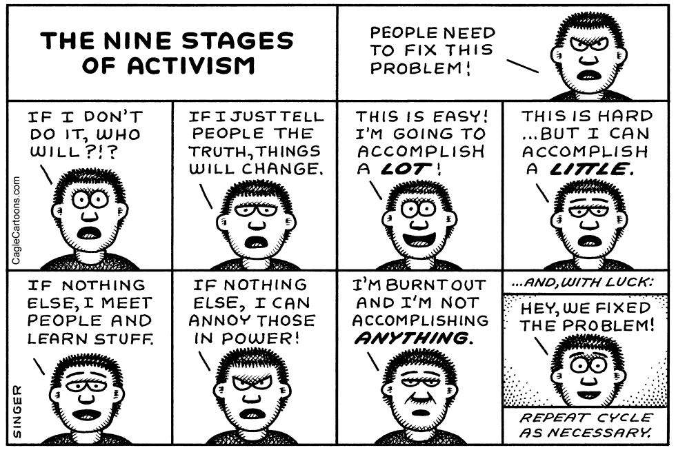 9 Stages of Activism horizontal