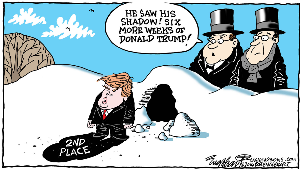  GROUNDHOG TRUMP by Bob Englehart