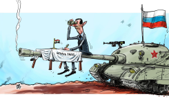 ASSAD GENEVA TALKS by Emad Hajjaj