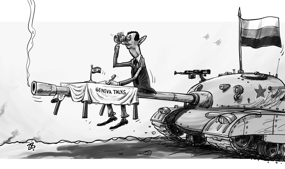 Assad in Geneva BW
