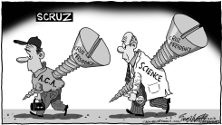 TED CRUZ WINS by Bob Englehart