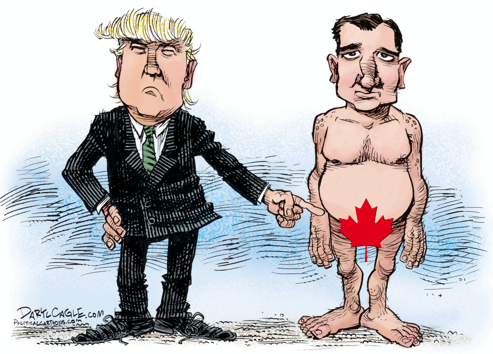 Trump and Cruz Maple Leaf COLOR