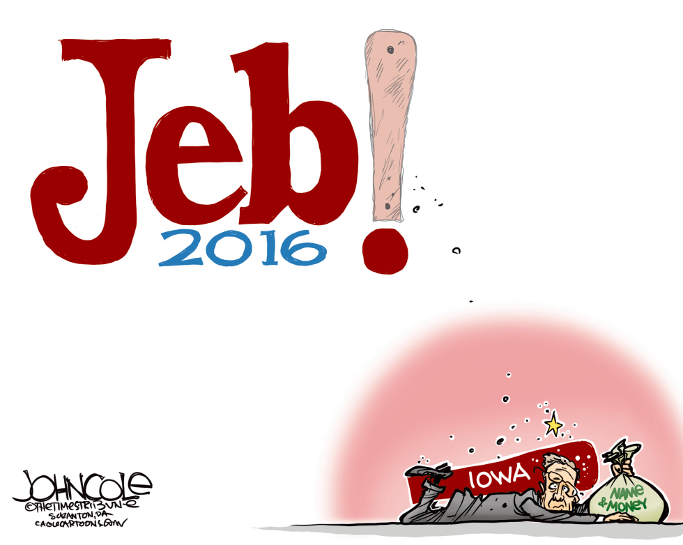  JEB AND IOWA by John Cole