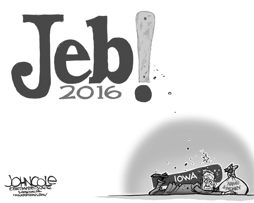 Jeb and Iowa BW