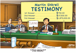 MARTIN SHKRELI SETS HIGH PRICE FOR CONGRESSIONAL TESTIMONY by R.J. Matson