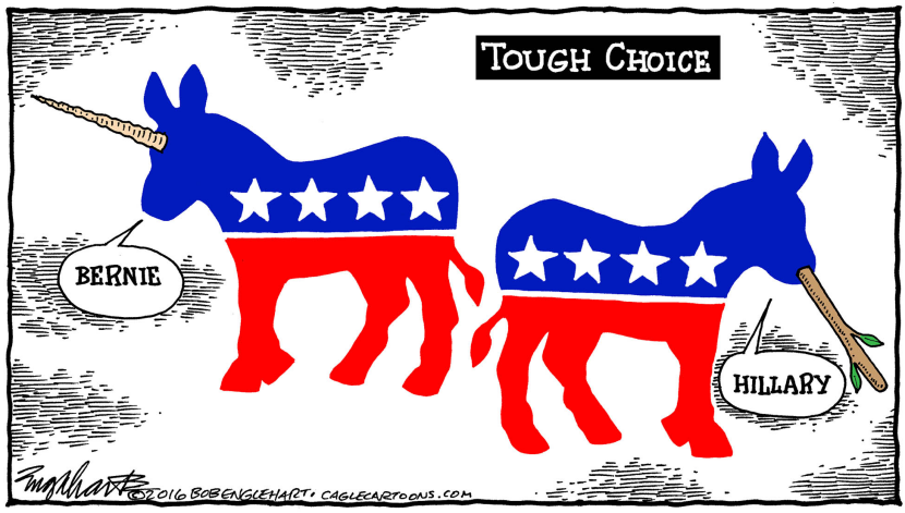 Bernie Or Hillary COLOR