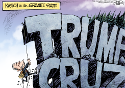 KASICH IN NEW HAMPSHIRE  by Nate Beeler
